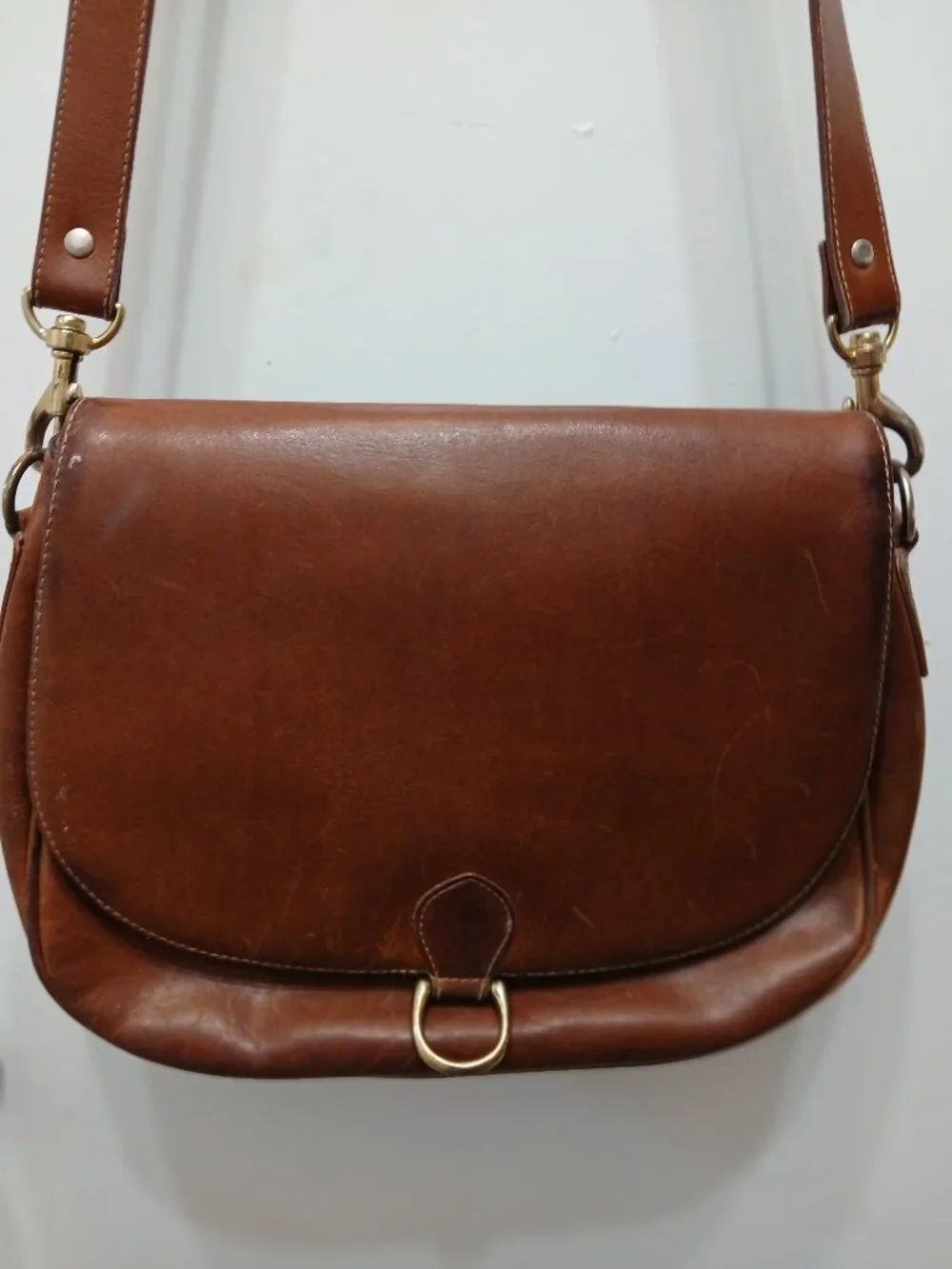G.H.Bass & Co. Leather Satchel🤎